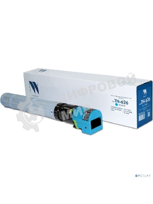 Картридж лазерный NVPrint совместимый NV-TN-626 Голубой для Konica Minolta Bizhub-C450i/Bizhub-C550i/Bizhub-C650i (ACV1450) (28000k)