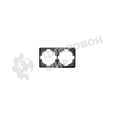 Рамка Kranz ROUND 2-постовая титан