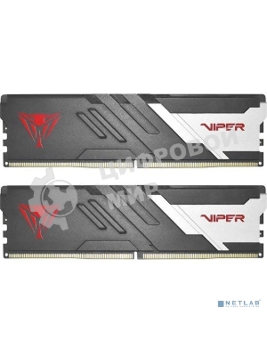 Оперативная память Patriot Viper Venom, DDR5, 64GB (2x32GB), 5200MHz, CL40, DIMM, с радиаторами, черный