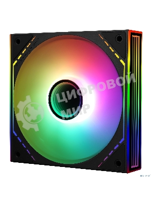 Вентилятор для корпуса Thermalright TL-M12-S (120x124x25мм, 4-pin PWM, ARGB, 47.6CFM, 23.2dBA, 1500RPM, черный)