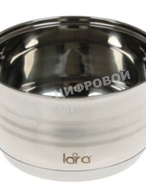 Кастрюля Lara LR02-584 SONATA 22x13 см, 4.9 л, нержавеющая сталь, индукция, с крышкой