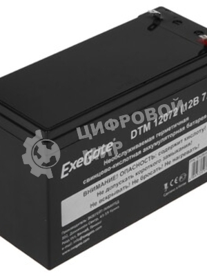 Батарея для ИБП ExeGate EP129858RUS DTM 1207/EXG1270 (12V 7Ah) клеммы F2