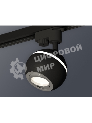 Светильник Ambrella light XT1102022 SBK/PSL черный песок/серебро полированное MR16 GU5.3 LED 3W 4200K (A2521, C1102, N7003)