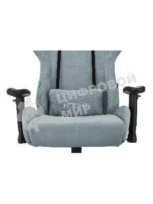Кресло Бюрократ VIKING KNIGHT LT28 FABRIC серо-голубой, ткань, 120 кг, механизм качания