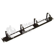 Горизонт. кабельный органайзер с окнами 19