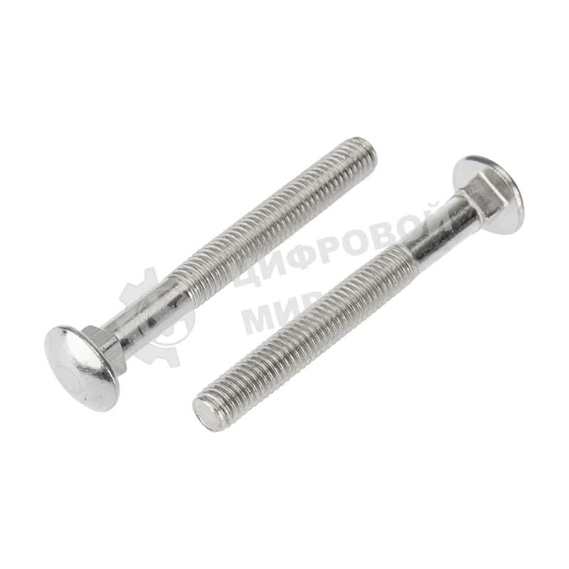 Болт мебельный Kranz DIN 603, 8х70, пакет (2шт.)