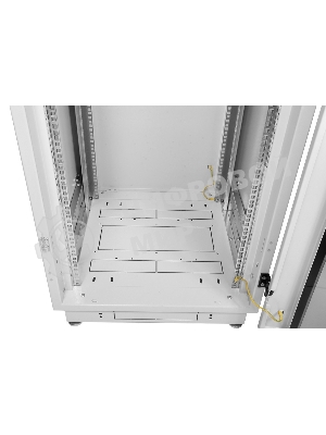 Шкаф телекоммуникационный напольный 42U (600x800) дверь стекло, черный (ШТК-М-42.6.8-1ААА-9005) (3 коробки)