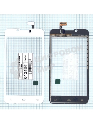 Сенсорное стекло (тачскрин) для Fly IQ441 Radiance, белое