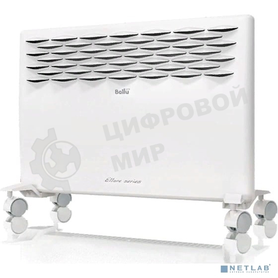 Конвектор электрический Ballu Ettore BEC/ETMR-1000 белый, 1000 Вт, 15 м2, термостат