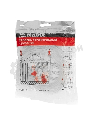 Гидроуровень Matrix удлиненная колба, рельефная градуировка, 20 м