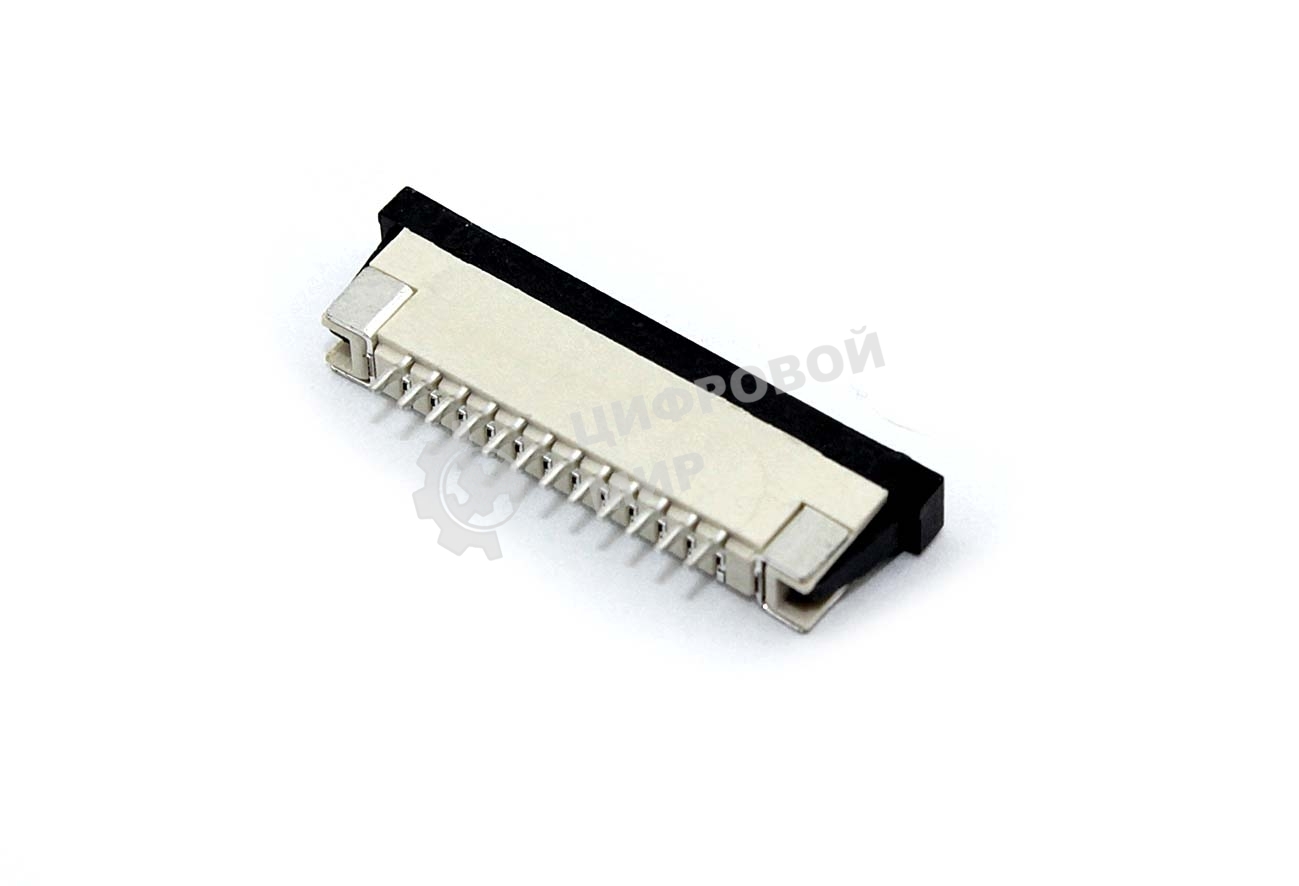Разъем FPC Half Coverage Top Contact 1.0K-BS-12PWB 12 pin высота 2мм шаг 1мм