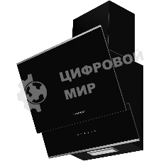 Вытяжка наклонная Kuppersberg F 600 BX, черный/нержавеющая сталь, 60 см, 850 куб. м/ч, 46 дБ