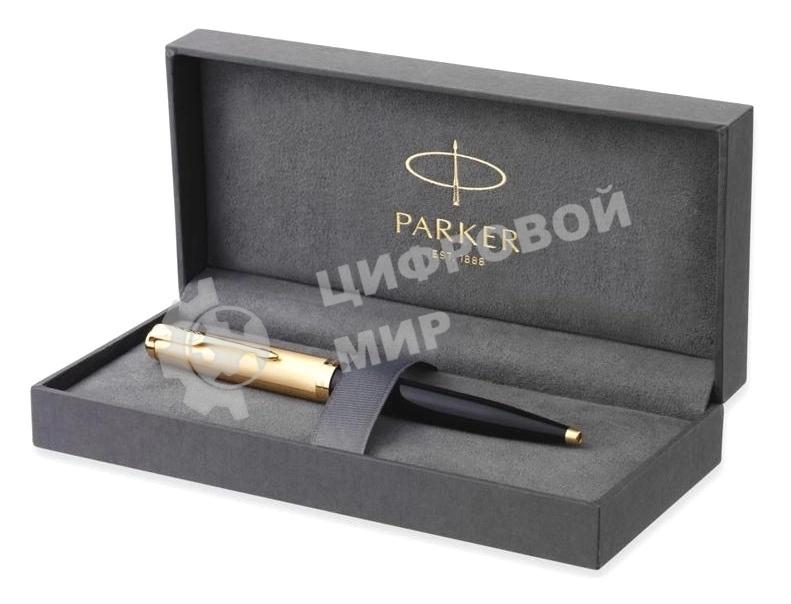 Ручка шариковая Parker 51 Deluxe (CW2123513) Black GT, M, черные чернила, подарочная коробка