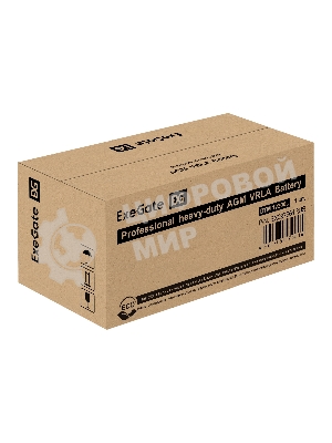 Аккумуляторная батарея ExeGate DTM 12200L (12V 200Ah, болт М8)