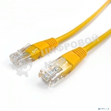 Кабель патч-корд, Filum FL-U5-C-2M-Y U/UTP 5e cat. 2м, 26AWG(7x0.16 мм), чистая медь, PVC, жёлтый