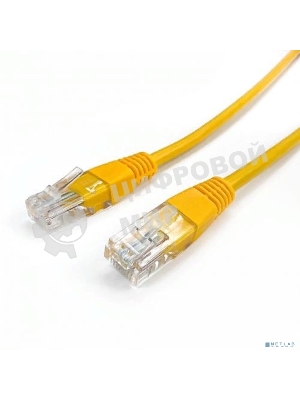 Кабель патч-корд, Filum FL-U5-C-2M-Y U/UTP 5e cat. 2м, 26AWG(7x0.16 мм), чистая медь, PVC, жёлтый