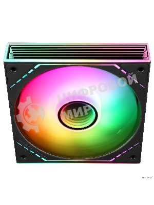 Вентилятор для корпуса Thermalright TL-M12-S (120x124x25мм, 4-pin PWM, ARGB, 47.6CFM, 23.2dBA, 1500RPM, черный)