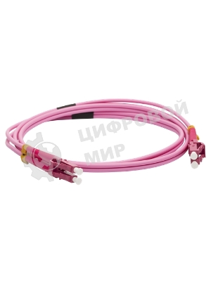 Патч-корд LANMASTER LAN-2LC-2LC/OM4-1.5 2x50/125 OM4 LC дуплекс-LC дуплекс 1.5м LSZH оранжевый
