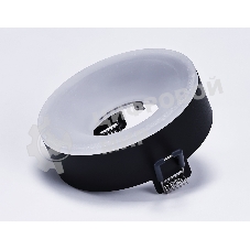 Светильник Ambrella light TN3332 SBK/FR черный песок/белый матовый GU5.3 D96*50