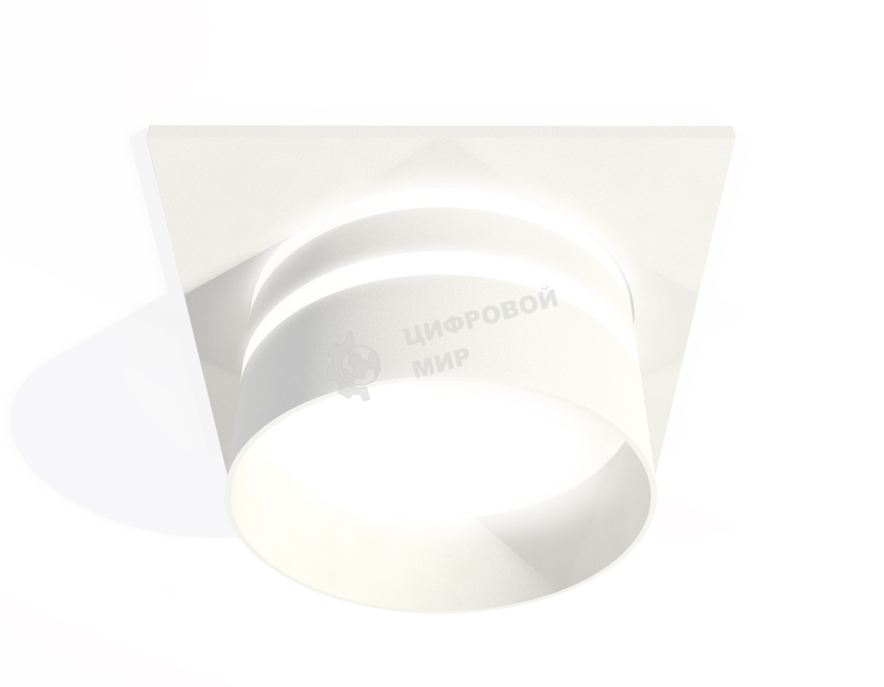 Комплект встраиваемого светильника Ambrella light XC7631042 SWH/FR белый песок/белый матовый MR16 GU5.3 (C7631, N7141)