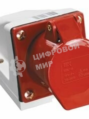 Розетка 125 стационарная 3Р+РЕ+N 32А 380В IP44 IEK