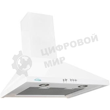 Вытяжка каминная Elikor Вента 60П-650-К3Д белый, 60 см, 650 куб. м/ч, 56 дБ