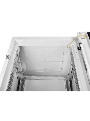 Шкаф телекоммуникационный напольный 42U (600x800) дверь стекло, черный (ШТК-М-42.6.8-1ААА-9005) (3 коробки)