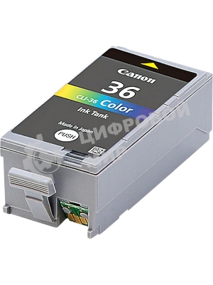 Картридж струйный CLI-36Color (1511B001) для Canon Mini Pixma 260, Цветной, 250 стр.