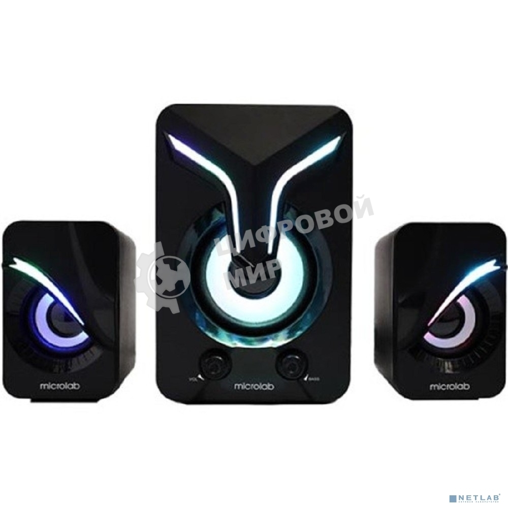 Акустическая система MICROLAB U270 Phenix черный 5 Вт + 3 Вт x2, Гармонические искажения: < 0,5% (1 Вт 1 кГц), Частотная характеристика: 20 Гц - 20 кГц, Чувствительность: 1000 мВ, Соотношение сигнал/шум: > 85 дБ, Раздел