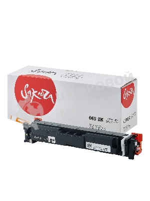 Картридж лазерный Sakura 069BK ECO (5094C002) для Canon I-Sensys LBP673Cdw/MF750C/MF725, черный, 2100к. ECO (чип без счетчика копий)