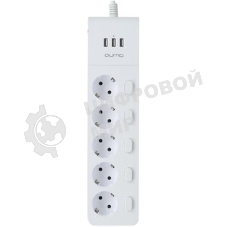Сетевой фильтр QUMO Power Bar PRO 6SP4U (P-0006), белый