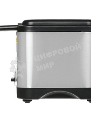 Фритюрница Centek CT-1430 серебристый, 900 Вт, 1.5 л, 0.5 кг, антипригарное покрытие