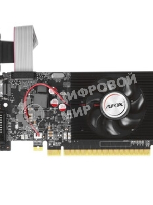 Видеокарта AFOX GeForce GT 740 Low Profile 4Gb (AF740-4096D3L3) 128Bit DVI HDMI VGA, Single fan