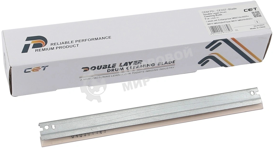 Ракель CET CET281109 (CF237-Blade) для HP LJ Ent M607dn/M607n