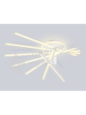 Потолочный светодиодный светильник Ambrella light FL6241 WH белый 135W 3000K-6400K 900*750*230 (ПДУ ИК)