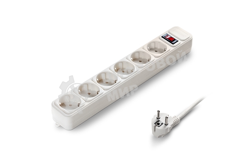 Сетевой фильтр ExeGate EX221172RUS SP-6-1.8W (6 розеток, 1.8 м, евровилка, белый)