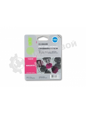 Картридж струйный Cactus CS-CB324N №178XL пурпурный (14.6 мл.) для HP PhotoSmart B8553/C5383/C6383/D5463