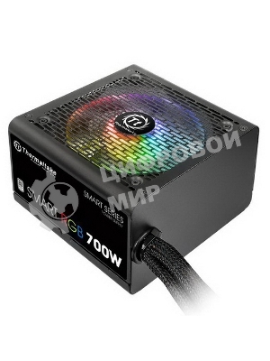 Блок питания Thermaltake Smart RGb (PS-SPR-0700NHSAWE-1), 700Вт, 80 PLUS, 120мм, черный