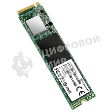Накопитель SSD 256GB Transcend MTE110S, 3D TLC NAND, M.2 2280,PCIe Gen3x4, DRAM-less