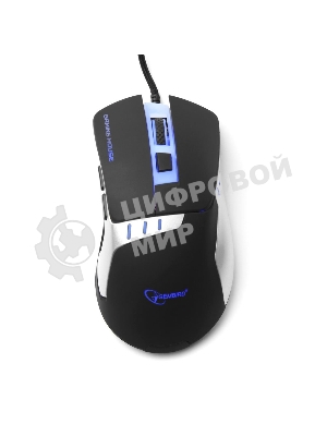 Мышь проводная Gembird MG-520 черный, 3200 dpi, USB, кнопки - 6