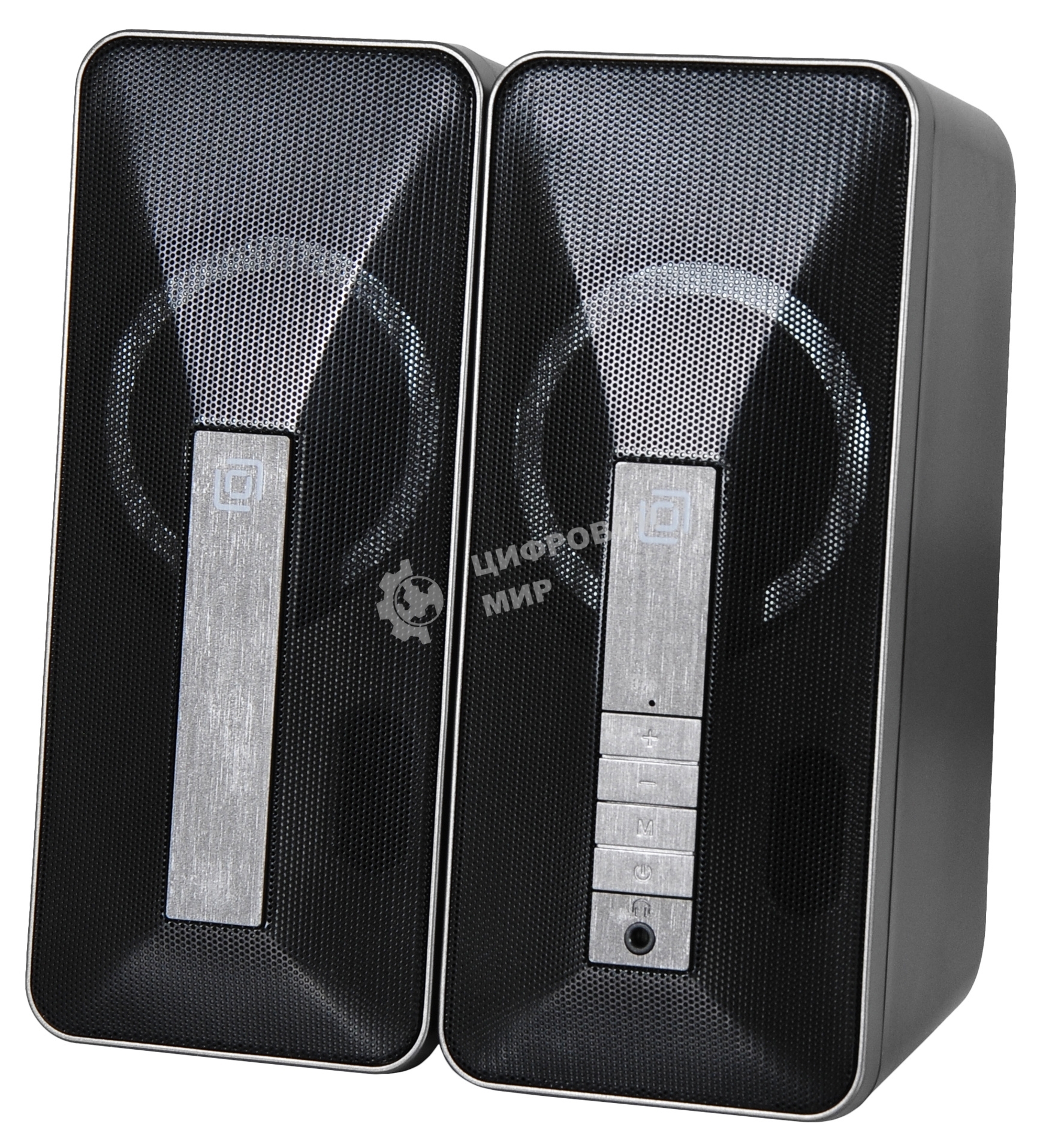 Портативная колонка Oklick OK-130 2.0 черный BT