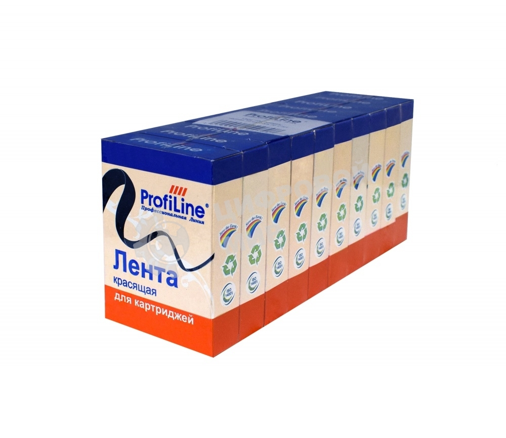 Лента 13ммx16м черная правый мебиус упаковка (1уп=10шт_по_1ленты)