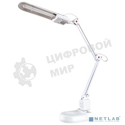 Светильник Camelion KD-017A C01 kd-017a с01 белый настольный в к-те база+струбцина 230v 11w