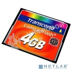 Флеш карта CF 4Gb 133x Type I Transcend (TS4GCF133)