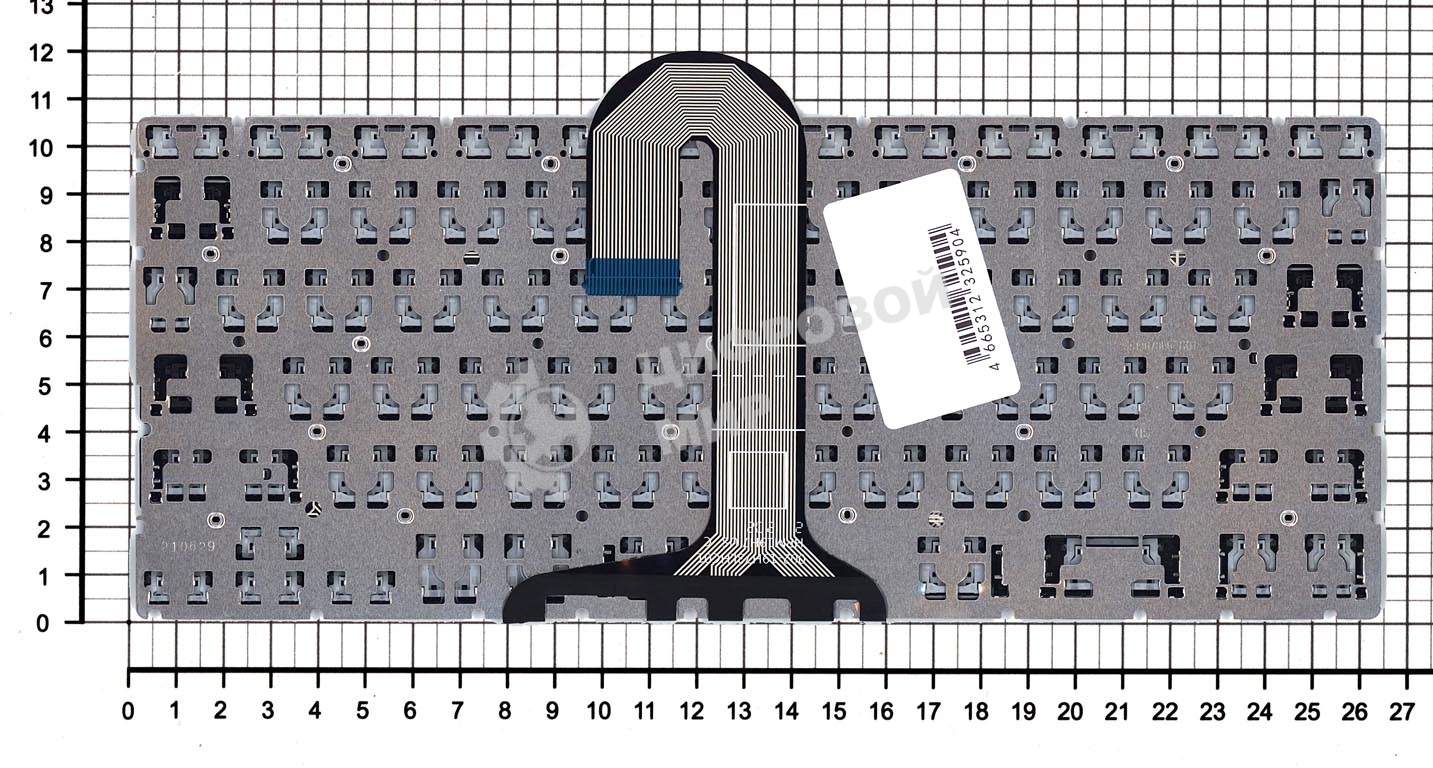 Клавиатура для ноутбука HP Chromebook 11 G7 G8 черная
