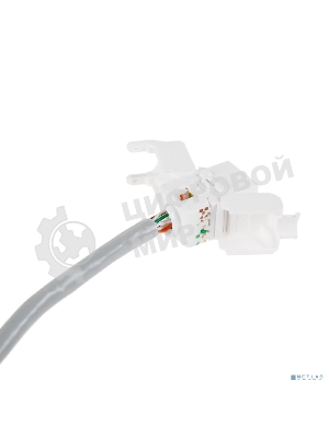 Модуль Rexant Keystone Jack RJ-45(8P8C), UTP неэкранированный, cat.5e, тип 90 градусов, самозажимной, белый