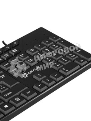 Клавиатура Oklick 125M проводная, USB Type-A, чёрный