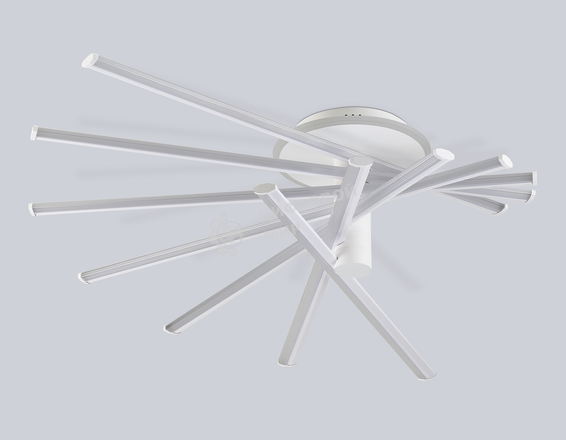 Потолочный светодиодный светильник Ambrella light FL6241 WH белый 135W 3000K-6400K 900*750*230 (ПДУ ИК)