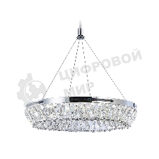 Светильник Ambrella light TR5022 CH/CL хром/прозрачный 3000K/4200K/6400K 47W D500*540 (Без ПДУ)