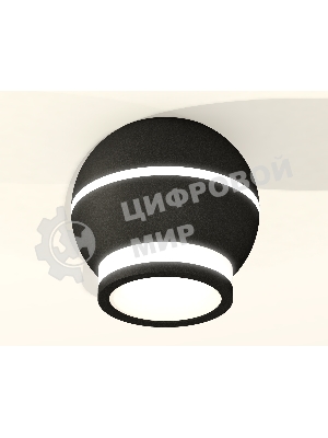 Светильник Ambrella Light XS1102040 SBK/FR черный песок/белый матовый MR16 GU5.3 LED 3W 4200K (C1102, N7121)